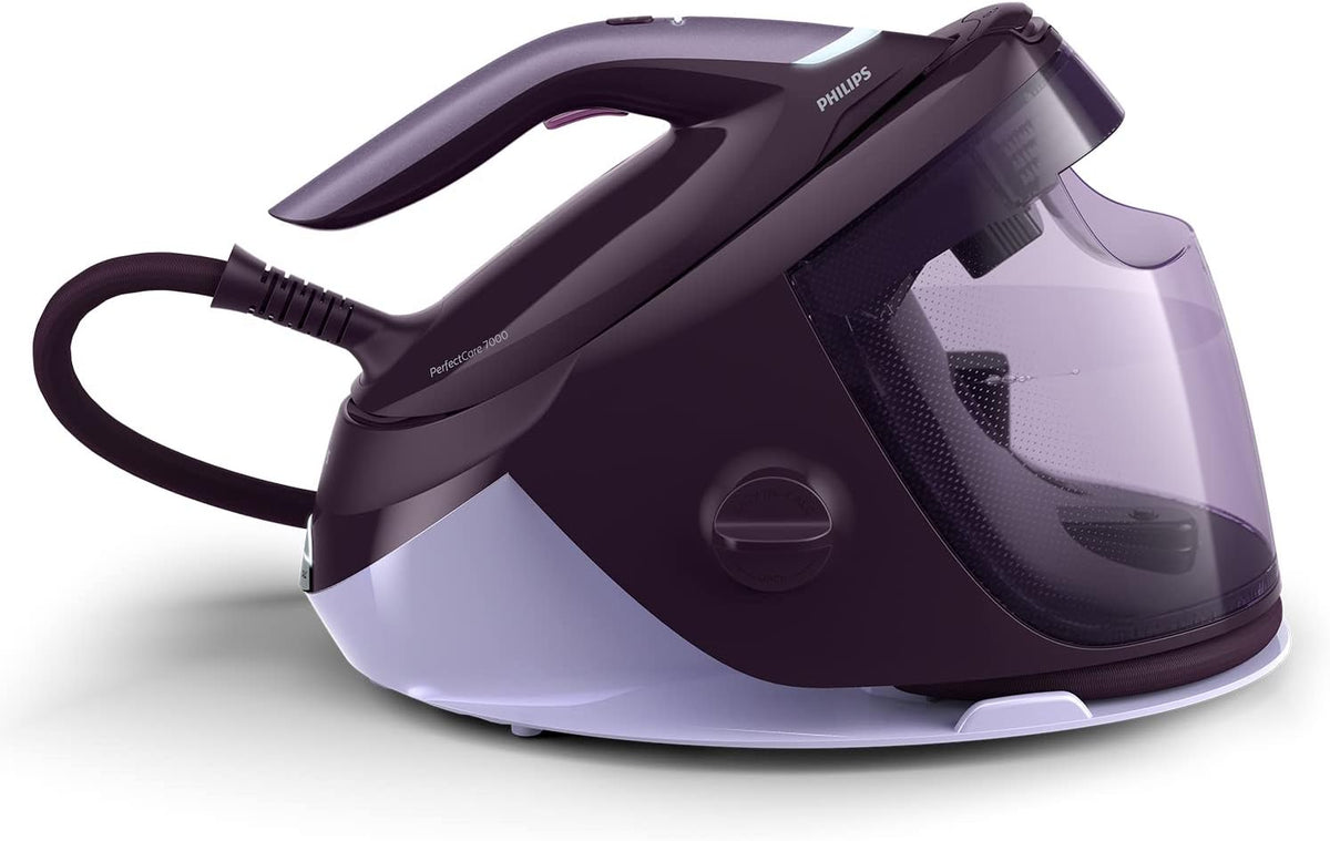 Philips PerfectCare Serie 6000, Ferro Da Stiro Con Caldaia, Vapore potente, Nessuna bruciatura sui capi, Design compatto, Serbatoio da 1.8L, 2400W, Piastra SteamGlide Advanced (PSG6064/80)(2100 W / 8 Bar/Colpo Vapore/Con vapore automatico intelligente)