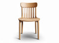 Sedia in legno di faggio con schienale curvo dimensioni 45 x 45 x 80cm