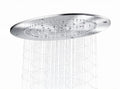 Doccia a soffitto rettangolare in acciaio inox nero 50 x 30 x 5cm