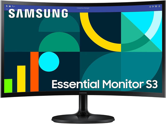Samsung Monitor S39GD (S27D396GAU), Curved (1800R), 27, 1920x1080 (Full HD), VA, 100Hz, 4ms (GtG), D-Sub, HDMI, Audio Input, Eye Saver Mode, Flicker Free, Built-in Speaker(27/S36GD/FHD | 100Hz)