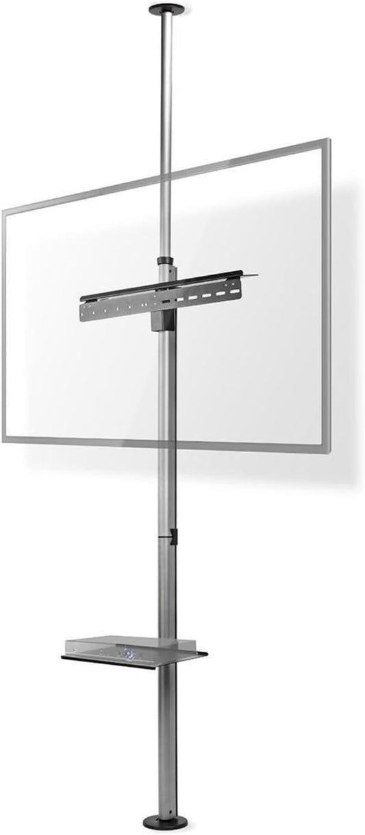 Full Motion TV Stand - 37-70 - Maximum supported screen weight: 30 kg - Tilt - Rotatable - Adjustable preset heights - Steel/Aluminium - Silver/Black(Max. 30 kg/medium)