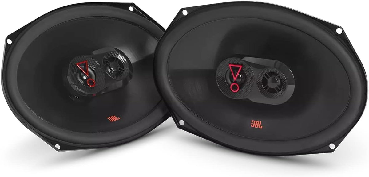 JBL Stage3 9637F - 3-Way Car Speakers Set of Harman Kardon Without Grill - 375 Watt Oval Stereo System Speakers 16.5 x 23 cm | 6 x 9 Inches